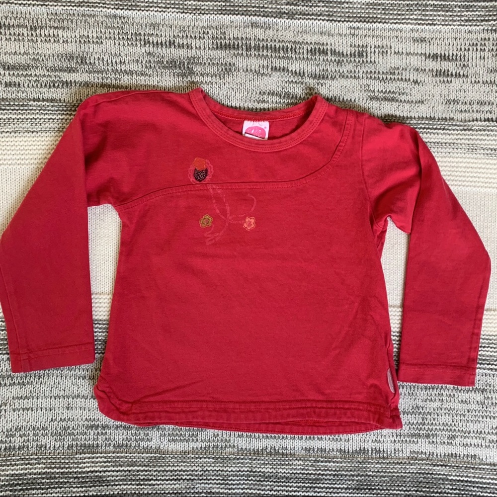 CakeWalk long sleeve red top